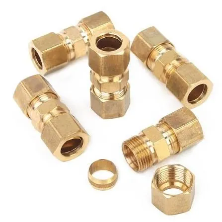 Brass compression fittings