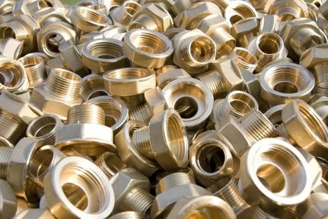Custom machined brass components