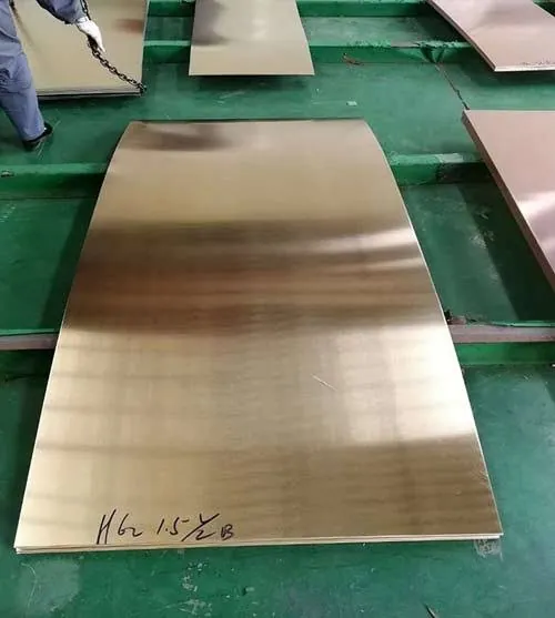 Copper alloy plate for seawater, heat-exchange and tube-sheet use
