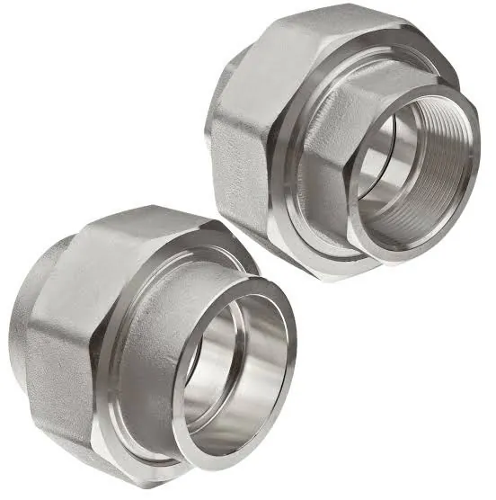 Stainless steel unions